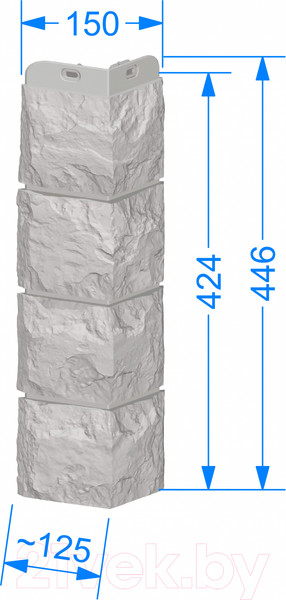 Изображение товара Угол для фасадной панели Docke Dufour / PFDR-1219 (давос)