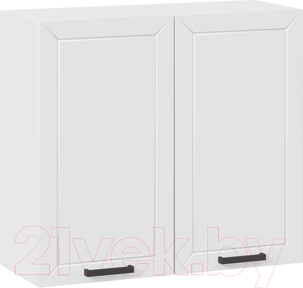 Изображение товара Шкаф навесной для кухни ТриЯ Лорас 1В8 (белый/холст белый)