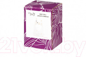 Изображение товара Статуэтка Elan Gallery Пара кошечек / 330660 (белый, золотистый)