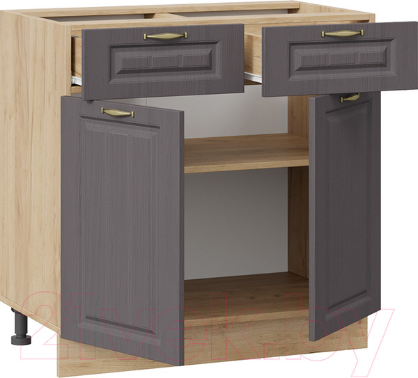 Изображение товара Шкаф-стол кухонный ТриЯ Лина 1Н8Я1 (дуб крафт золотой/графит)