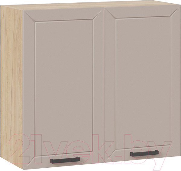 Изображение товара Шкаф навесной для кухни ТриЯ Лорас 1В8 (дуб крафт золотой/холст латте)