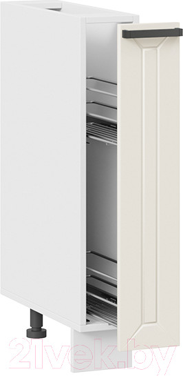 Изображение товара Шкаф карго ТриЯ Лорас 1Н15К (белый/холст брюле)