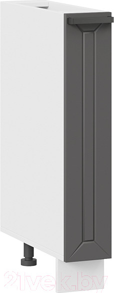 Изображение товара Шкаф карго ТриЯ Лорас 1Н15К (белый/холст вулкан)