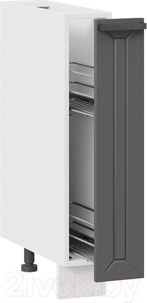 Изображение товара Шкаф карго ТриЯ Лорас 1Н15К (белый/холст вулкан)