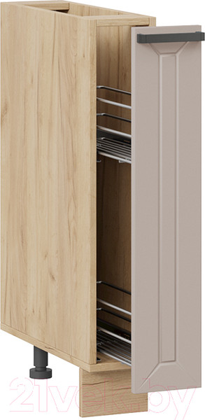 Изображение товара Шкаф карго ТриЯ Лорас 1Н15К (дуб крафт золотой/холст латте)