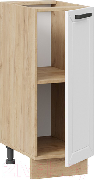 Изображение товара Шкаф-стол кухонный ТриЯ Лорас 1Н3 (дуб крафт золотой/холст белый)