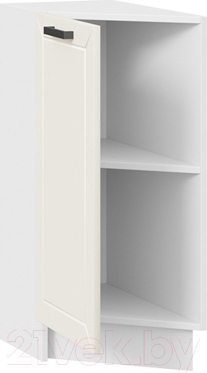 Изображение товара Шкаф-стол кухонный ТриЯ Лорас 1Н3Т (белый/холст брюле)