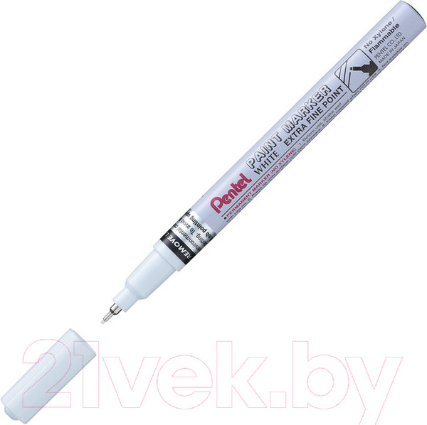 Изображение товара Маркер перманентный Pentel Paint Marker / MFP10-W (белый)