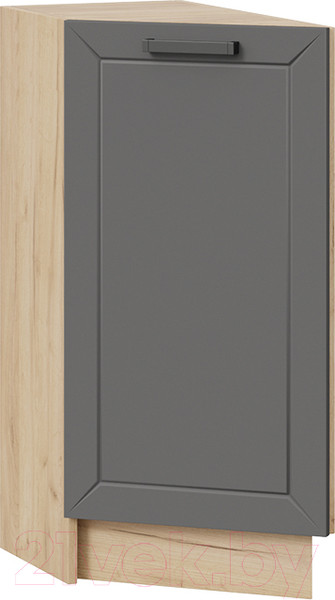 Изображение товара Шкаф-стол кухонный ТриЯ Лорас 1Н3Т (дуб крафт золотой/холст вулкан)