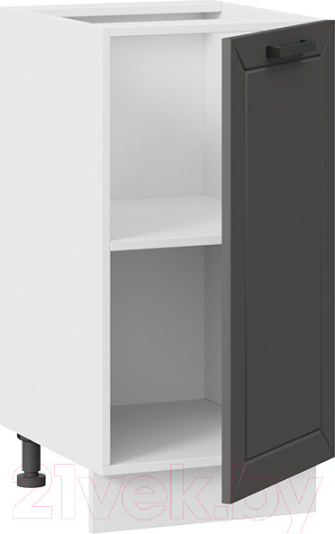 Изображение товара Шкаф-стол кухонный ТриЯ Лорас 1Н4 (белый/холст вулкан)