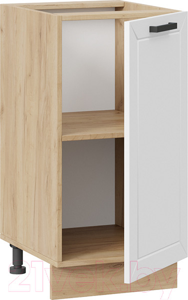 Изображение товара Шкаф-стол кухонный ТриЯ Лорас 1Н4 (дуб крафт золотой/холст белый)