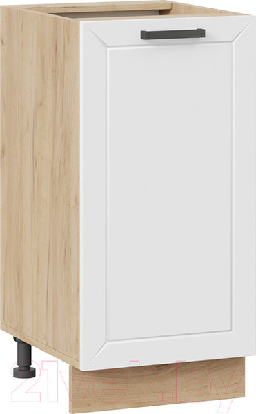 Изображение товара Шкаф-стол кухонный ТриЯ Лорас 1Н4 (дуб крафт золотой/холст белый)