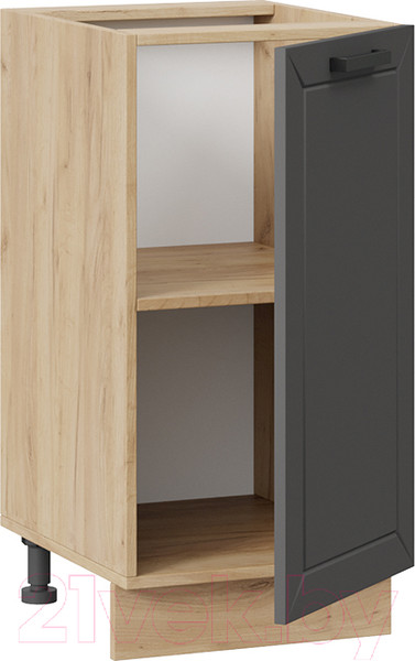 Изображение товара Шкаф-стол кухонный ТриЯ Лорас 1Н4 (дуб крафт золотой/холст вулкан)