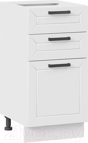 Изображение товара Шкаф-стол кухонный ТриЯ Лорас 1Н4Я3 (белый/холст белый)