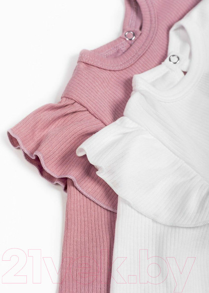Изображение товара Боди для малышей Amarobaby Fashion / AB-OD21-FS02/06-62 (розовый, р.62)