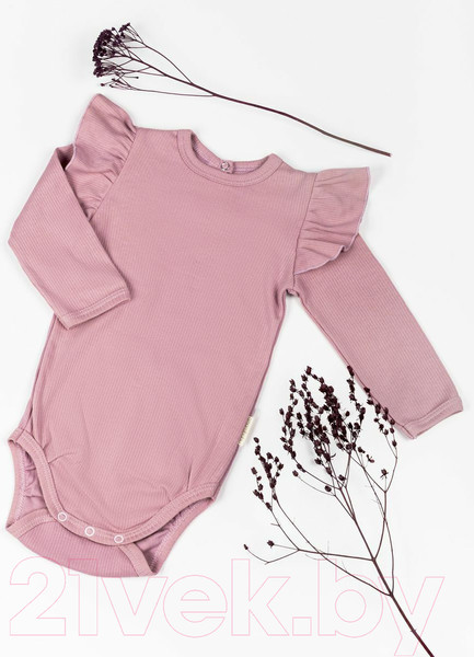 Изображение товара Боди для малышей Amarobaby Fashion / AB-OD21-FS02/06-62 (розовый, р.62)