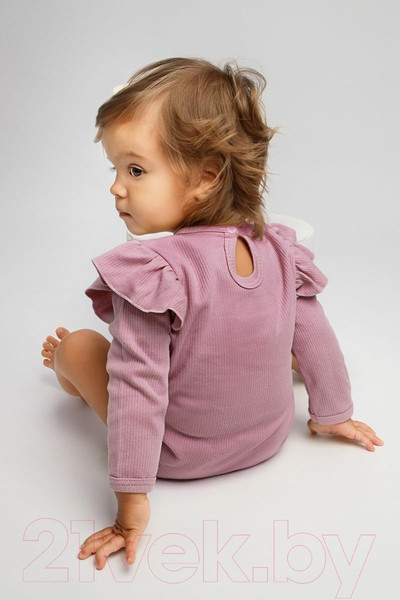 Изображение товара Боди для малышей Amarobaby Fashion / AB-OD21-FS02/06-62 (розовый, р.62)