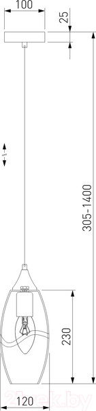 Изображение товара Люстра Евросвет 50222/1 (прозрачный)