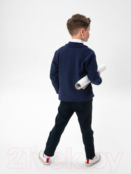 Изображение товара Жакет детский Amarobaby Pure Love School / AB-OD21-PLS2001/20-158 (синий, р. 152-158)