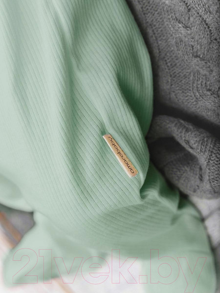 Изображение товара Комбинезон для малышей Amarobaby Fashion / AB-OD21-FS3/13-74 (зеленый, р. 74)