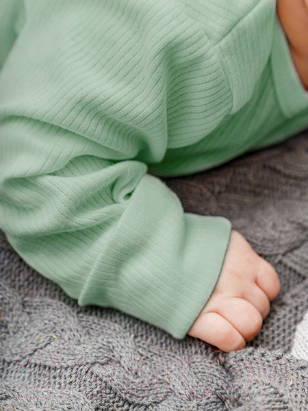 Изображение товара Комбинезон для малышей Amarobaby Fashion / AB-OD21-FS3/13-74 (зеленый, р. 74)