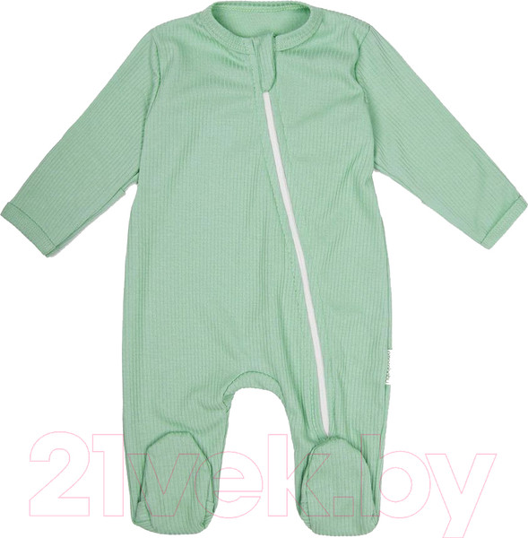 Изображение товара Комбинезон для малышей Amarobaby Fashion / AB-OD21-FS3/13-74 (зеленый, р. 74)