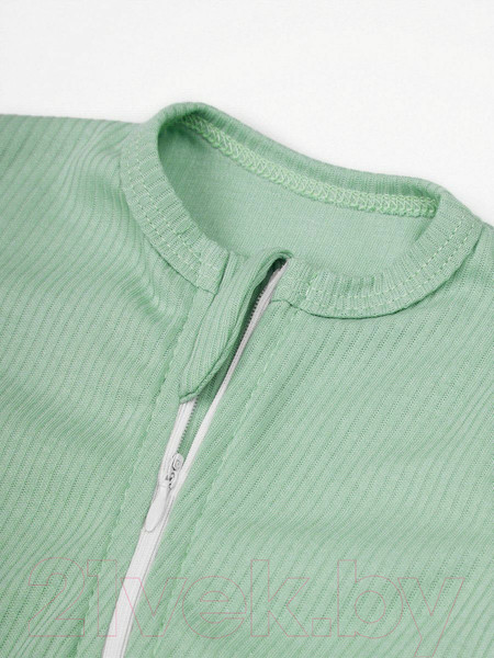 Изображение товара Комбинезон для малышей Amarobaby Fashion / AB-OD21-FS3/13-74 (зеленый, р. 74)