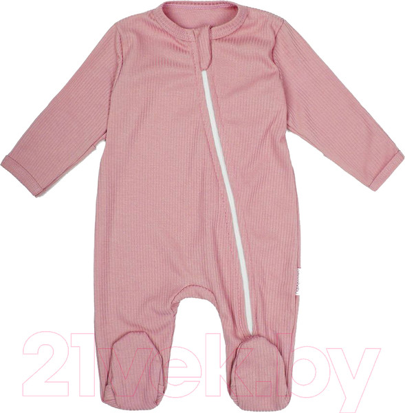 Изображение товара Комбинезон для малышей Amarobaby Fashion / AB-OD21-FS3/06-74 (розовый, р. 74)