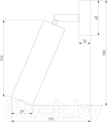 Изображение товара Бра Евросвет 20128/1 LED (белый)
