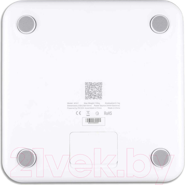 Изображение товара Напольные весы электронные Picooc Basic (белый)