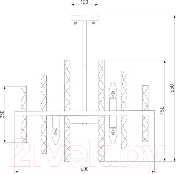 Изображение товара Люстра Bogate's Smart 368/9