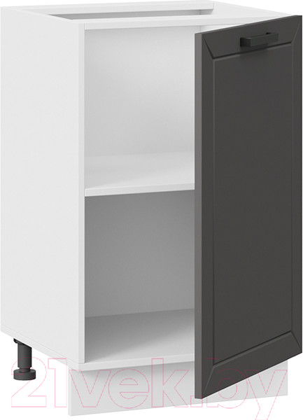 Изображение товара Шкаф-стол кухонный ТриЯ Лорас 1Н5 (белый/холст вулкан)