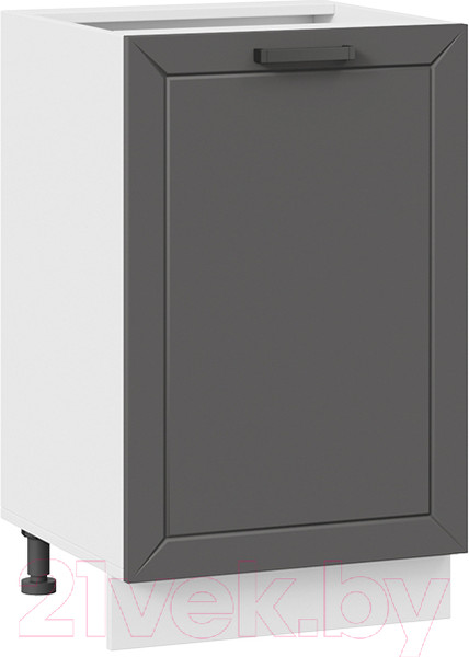 Изображение товара Шкаф-стол кухонный ТриЯ Лорас 1Н5 (белый/холст вулкан)