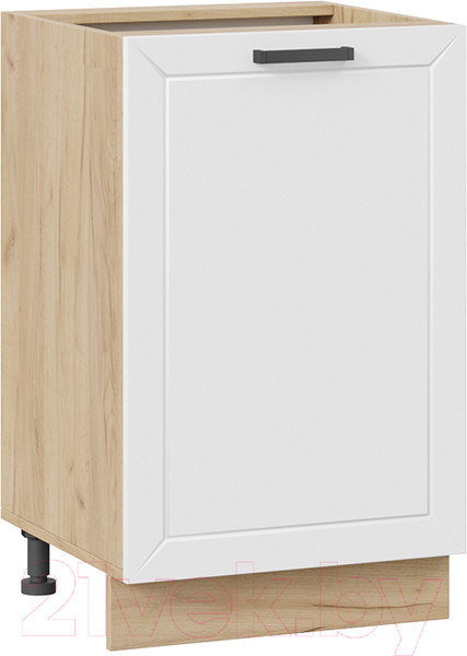 Изображение товара Шкаф-стол кухонный ТриЯ Лорас 1Н5 (дуб крафт золотой/холст белый)