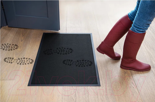 Изображение товара Коврик грязезащитный Велий Венера 90x150 (графит)