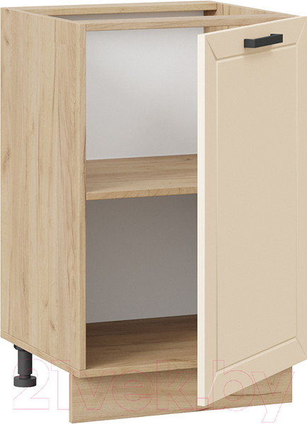 Изображение товара Шкаф-стол кухонный ТриЯ Лорас 1Н5 (дуб крафт золотой/холст брюле)