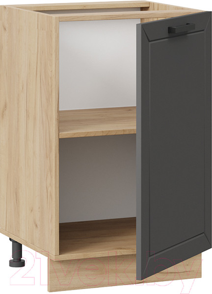 Изображение товара Шкаф-стол кухонный ТриЯ Лорас 1Н5 (дуб крафт золотой/холст вулкан)