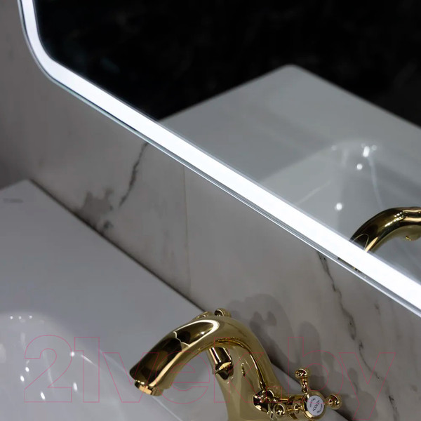 Изображение товара Зеркало Пекам Marta 1 80x100 / marta1-80x100dp (с подсветкой, подогревом и сенсором на взмах руки)