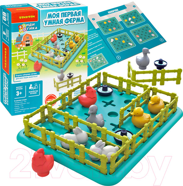 Изображение товара Настольная игра Bondibon Моя первая Умная ферма / ВВ5679