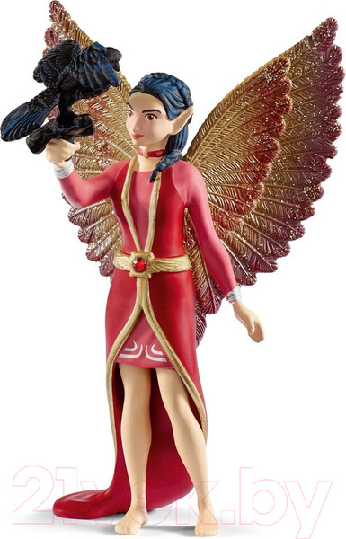 Изображение товара Фигурка коллекционная Schleich Эльф Нурай с вороном Мунин / 70586