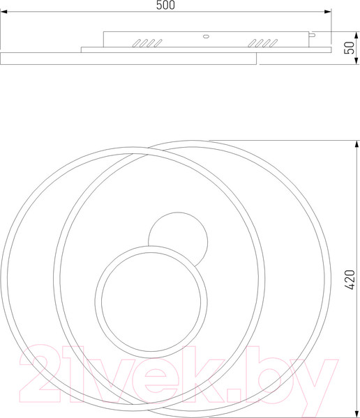 Изображение товара Потолочный светильник Евросвет 90256/1 (белый)