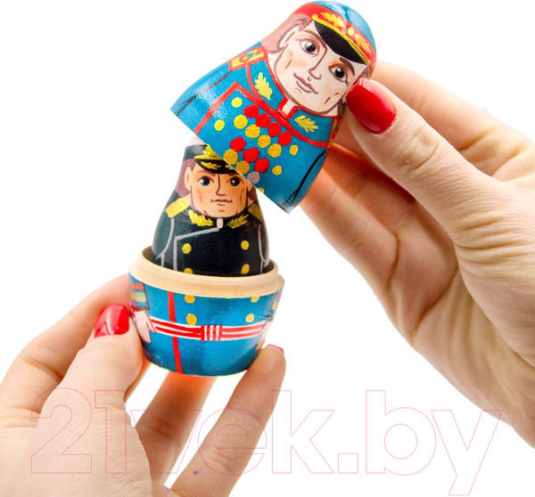 Изображение товара Матрешка сувенирная Брестская Фабрика Сувениров Солдаты Великой Победы / 5310