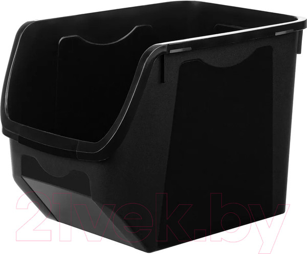 Изображение товара Емкость для хранения El Casa 640136 (черный/фиолетовый)