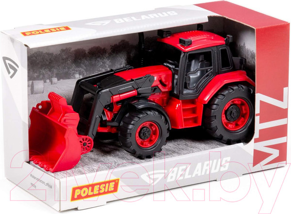 Изображение товара Трактор игрушечный Полесье Belarus с погрузчиком / 91864