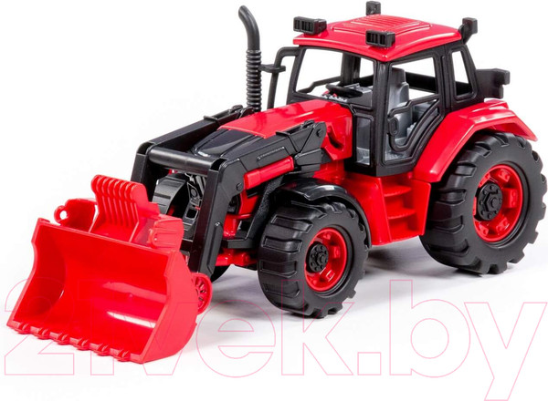 Изображение товара Трактор игрушечный Полесье Belarus с погрузчиком / 91864