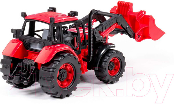 Изображение товара Трактор игрушечный Полесье Belarus с погрузчиком / 91864
