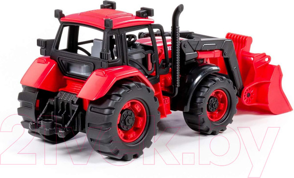 Изображение товара Трактор игрушечный Полесье Belarus с погрузчиком / 91864