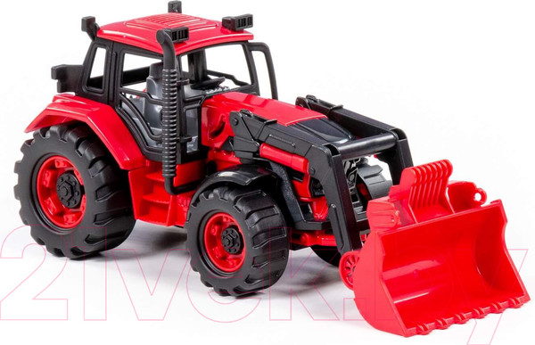 Изображение товара Трактор игрушечный Полесье Belarus с погрузчиком / 91864
