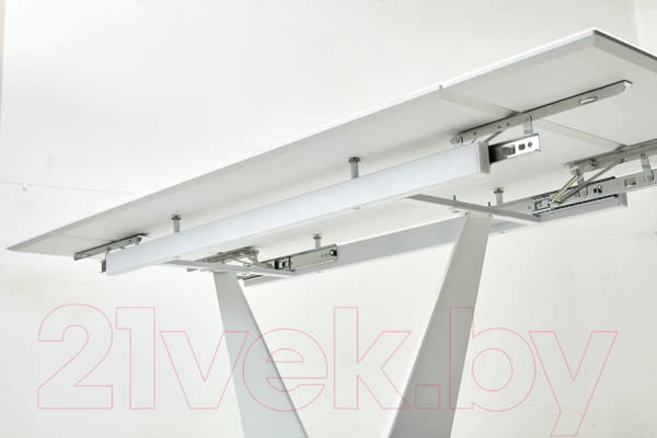 Изображение товара Обеденный стол M-City Ниагара 140 / 480M04462 (белый мрамор/белый)