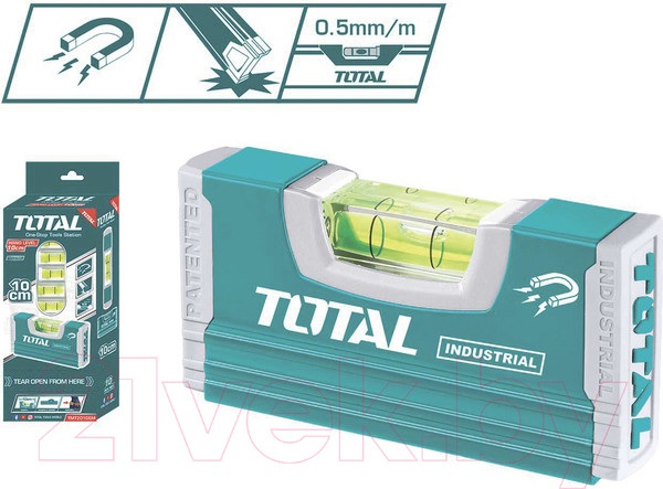 Изображение товара Уровень строительный TOTAL TMT20105M